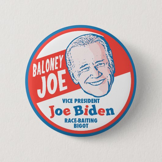 Quatsch Joe Biden Button (Vorderseite)