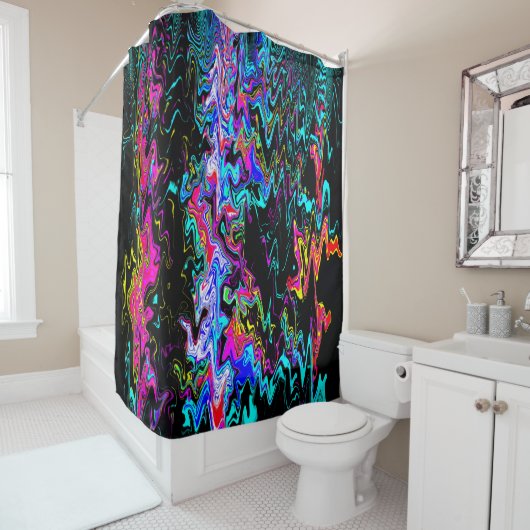 Quatsch psychedelische Momente...... Duschvorhang (Beispiel)