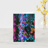 Quatsch psychedelische Momente...... Karte (Gelbe Blume)