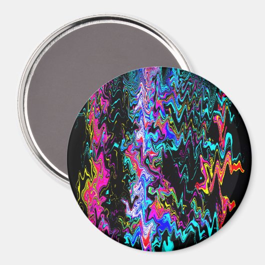 Quatsch psychedelische Momente...... Magnet (Vorderseite/Rückseite)