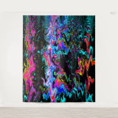 Quatsch psychedelische Momente...... Wandteppich (Vorderseite)