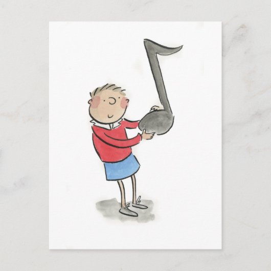 Quaver Postkarte (Vorderseite)