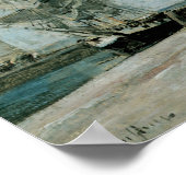 Quay at Honfleur Poster (Ecke)