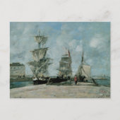 Quay at Honfleur Postkarte (Vorderseite)