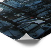 Quay in Kopenhagen Poster (Ecke)