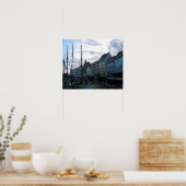 Quay in Kopenhagen Poster (Küche)