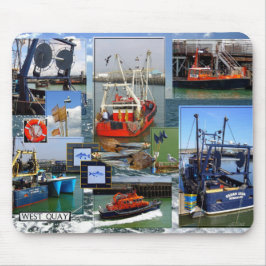 QUAYSIDE - Fischereifahrzeuge Mousepad
