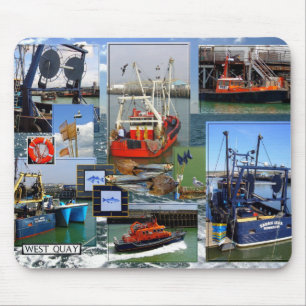 QUAYSIDE - Fischereifahrzeuge Mousepad