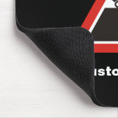 Quayside-Warnzeichen Mousepad (Ecke)