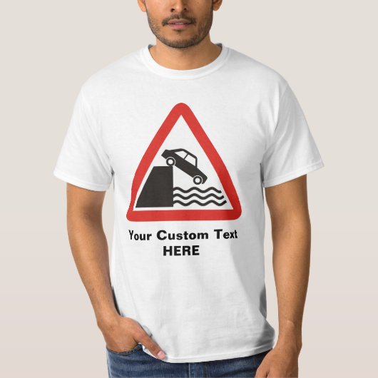Quayside-Warnzeichen T-Shirt (Vorderseite)
