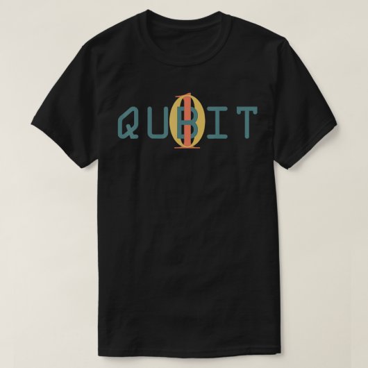 Qubit Quantum Entanglement Quantum Computing Physi T-Shirt (Design vorne)