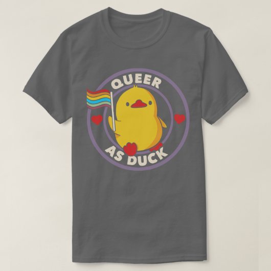 Que als Duck Pride von Tobe Fonseca T-Shirt (Design vorne)