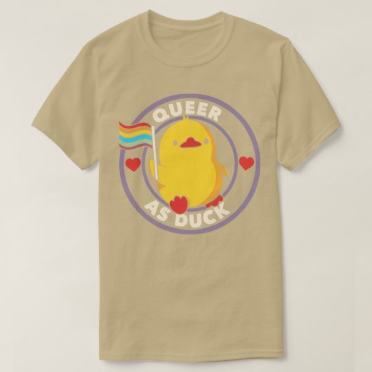 Que als Duck Pride von Tobe Fonseca T-Shirt (Design vorne)