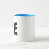 QUE Buchstaben Tasse (Zentrum)