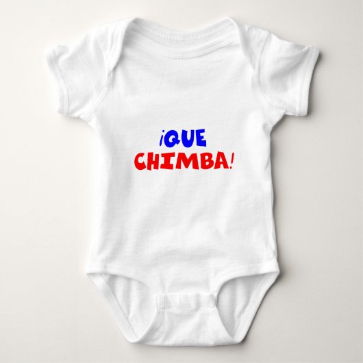 QUE CHIMBA BABY STRAMPLER (Vorderseite)
