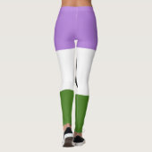 Que - Geschlechtsspezifischer Queer Stolz Leggings (Rückseite)