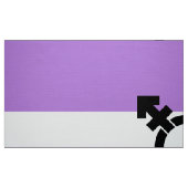 Que - Geschlechtsspezifischer Queer Stolz Stoff (Fat Quarter (45,7 x 55,9 cm))