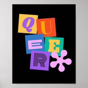 Que. LGBT+Stolz. Liebe ist Liebe Poster