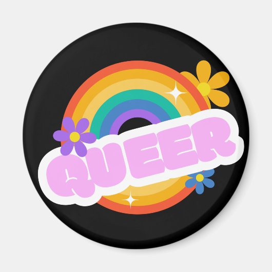 Que. LGBT+Stolz. Magnet (Vorne)