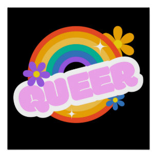 Que. LGBT+Stolz. Poster