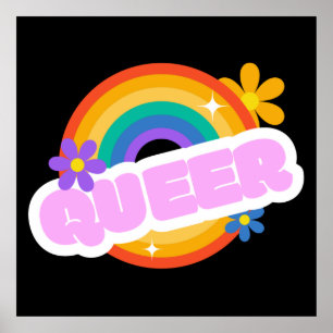 Que. LGBT+Stolz. Poster