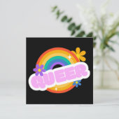 Que. LGBT+Stolz. Poster (Stehend Vorderseite)