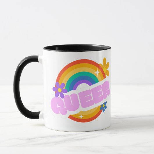 Que. LGBT+Stolz. Tasse (Links)