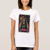 Que Magician Skeleton Tarot T-Shirt (Vorderseite)