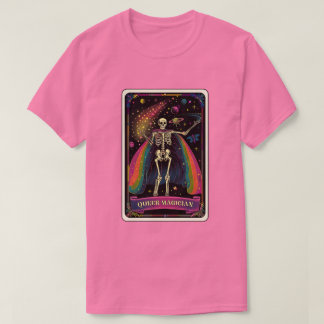 Que Magician Skeleton Tarot T-Shirt