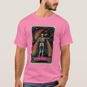 Que Magician Skeleton Tarot T-Shirt (Vorderseite)