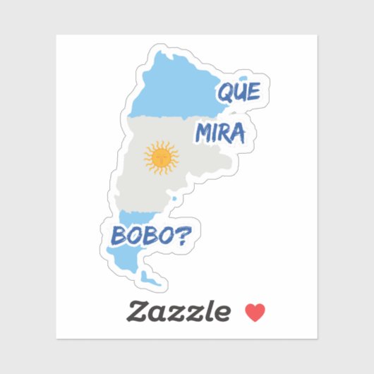 que mira bobo aufkleber (Blatt)