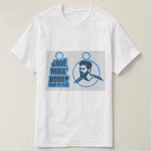 Que mira bobo Lionel Messi T-Shirt (Design vorne)