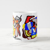 Que Mondo Tasse von NYC Digital Artist Jacob Keum (Vorderseite)