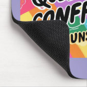 Que, Niedlich und zuversichtlich - die Protagonist Mousepad (Ecke)