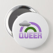 QUE RAINBOW BUTTON (Vorne & Hinten)