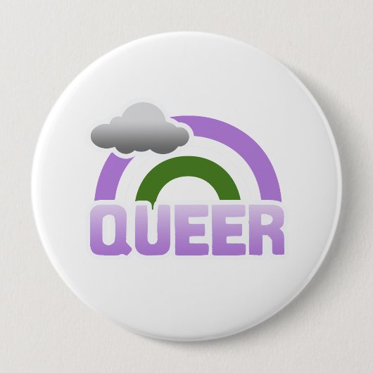 QUE RAINBOW BUTTON (Vorderseite)