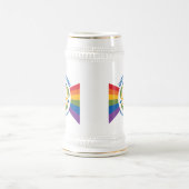 "Que stehe ich" Stein Bierglas (Mittel)