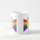 "Que stehe ich" Tasse (Mittel)