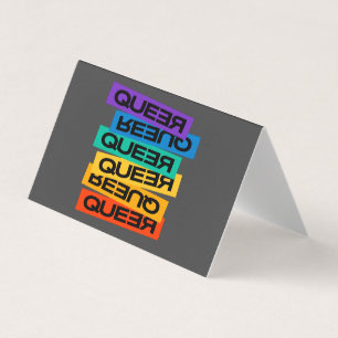 Que-Stolz-Homosexuell mit Regenbogenfarbe