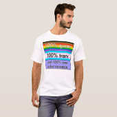 Que, Transport und über cishet Unsinn T-Shirt (Vorne ganz)