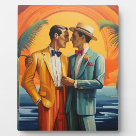 Que und Chic: Art Deco's Liebe Legacy Fotoplatte