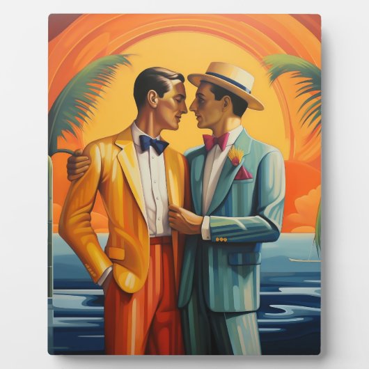 Que und Chic: Art Deco's Liebe Legacy Fotoplatte (Vorderseite)