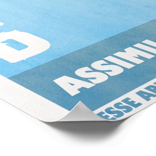 Que und nicht verwechselt poster (Ecke)