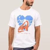 Que war immer hier Dinosaurier LGBT Gay T-Shirt (Vorderseite)