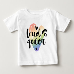 Que  Wasserfarbenherz Baby T-shirt