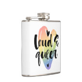 Que| Wasserfarbenherz Flachmann (Rechts)