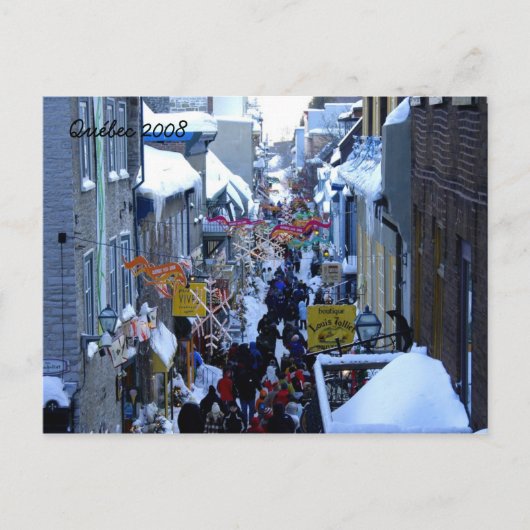 Quebec 2008 postkarte (Vorderseite)