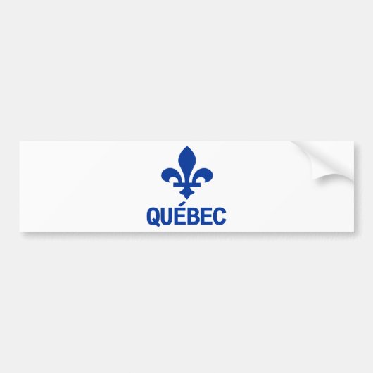 Quebec Autoaufkleber (Vorne)