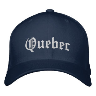Quebec Baseball Cap Bestickte Baseballkappe