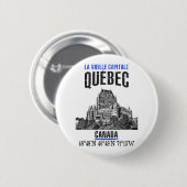 Québec Button (Vorne & Hinten)